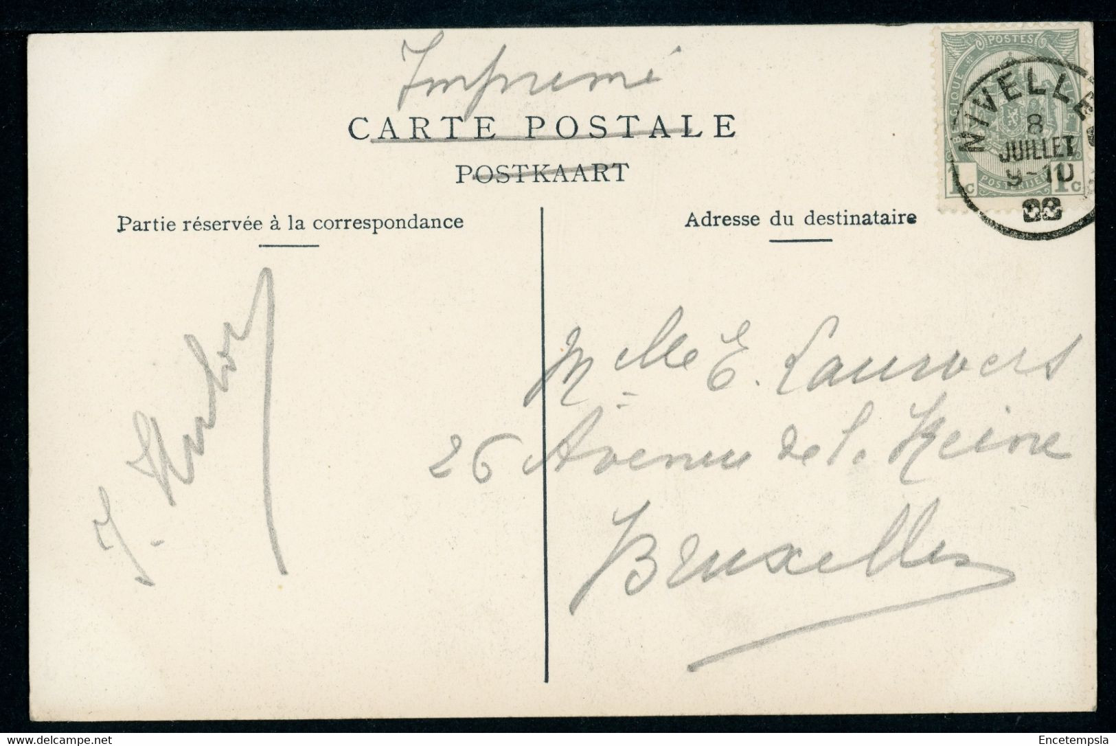 CPA - Carte Postale - Belgique - Nivelle - Panorama - 1908 (CP21076OK) - Nijvel