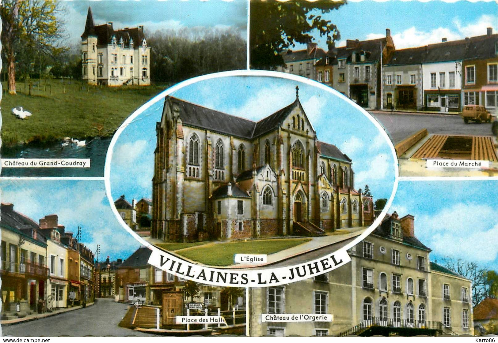 Villaines La Juhel * Souvenir Du Village 5 Vues - Villaines La Juhel