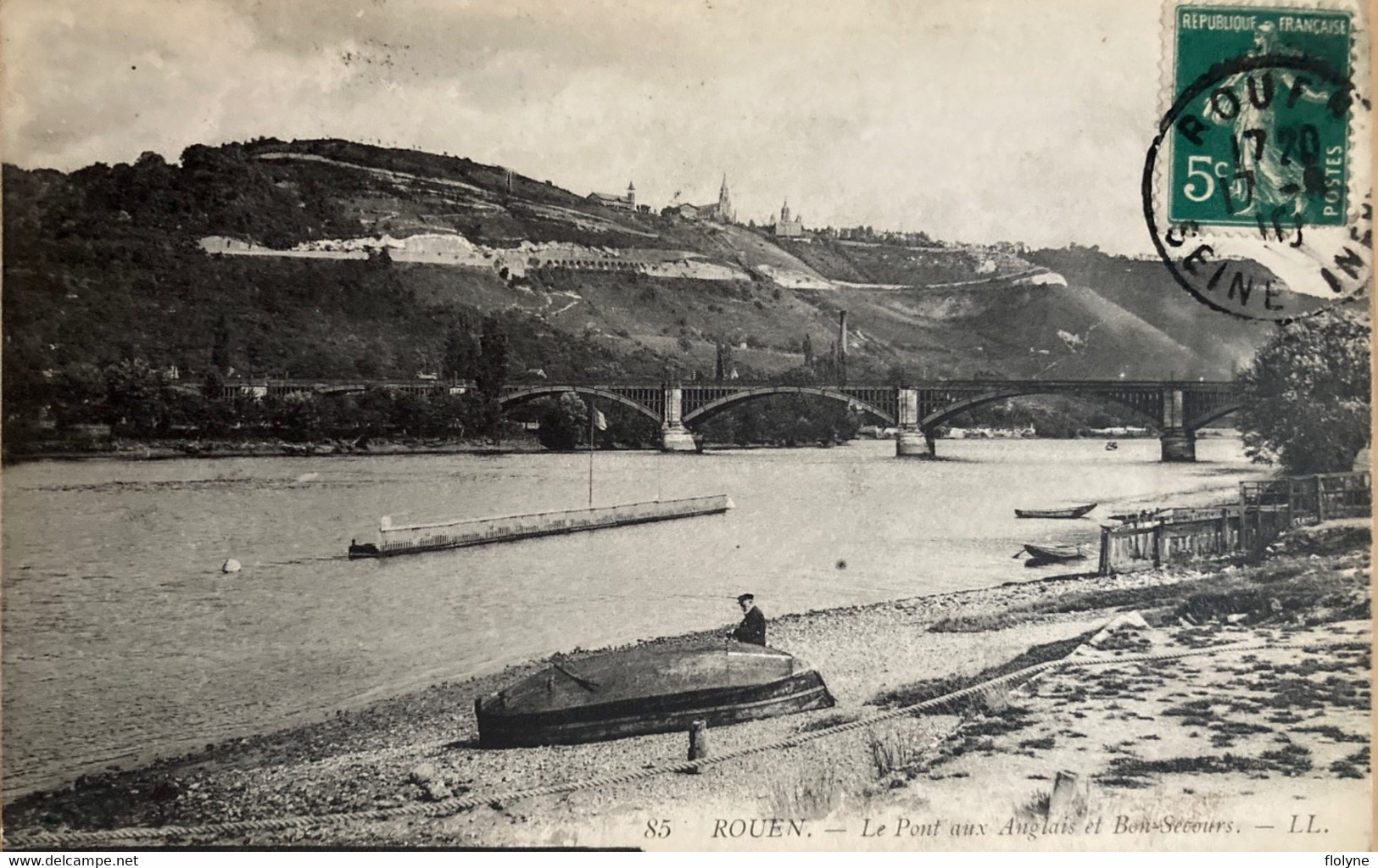 Rouen - Le Pont Aux Anglais Et Bon Secours - Rouen