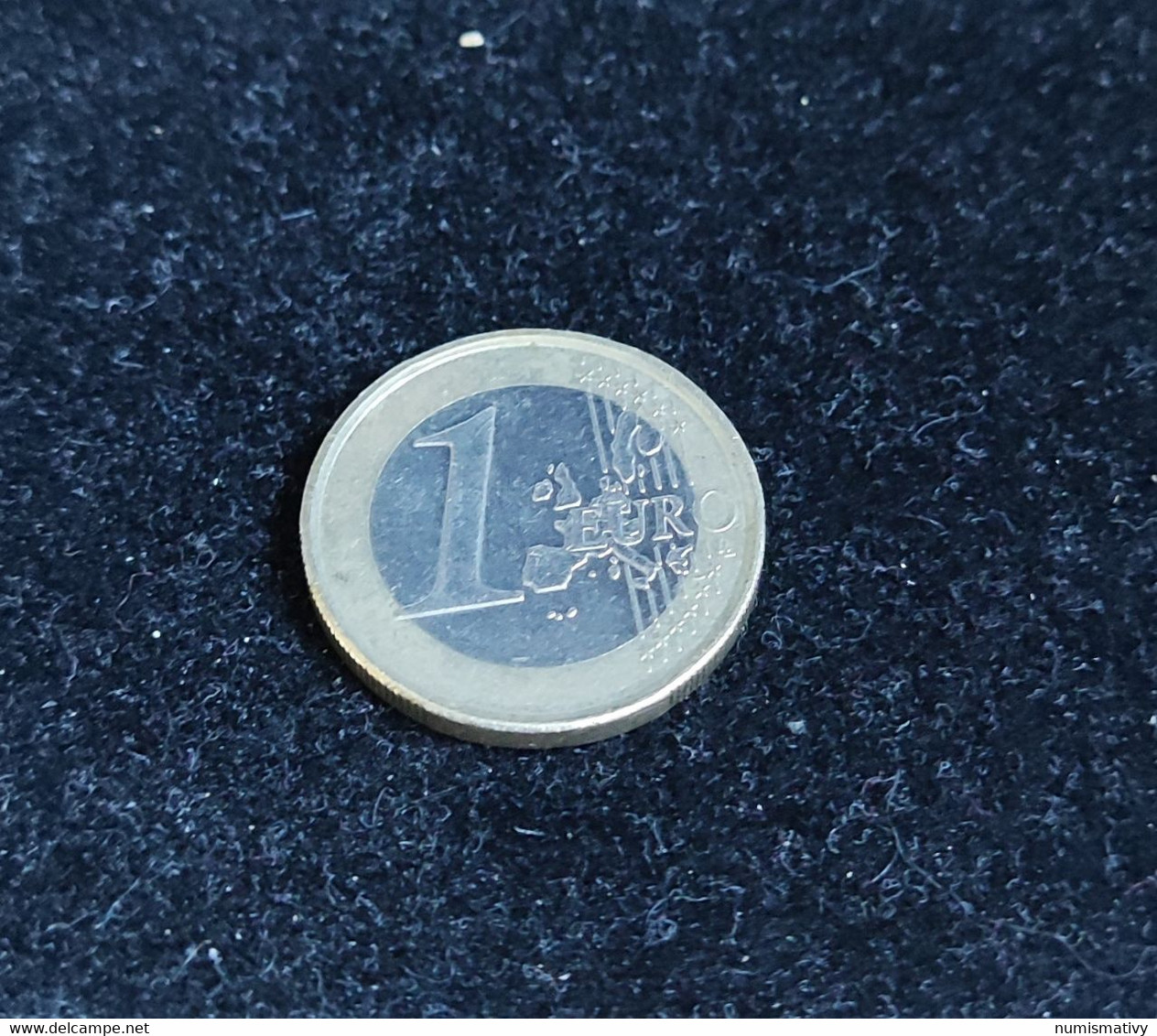Fauté Erreur De Flan Insert Non Magnétique 1 EURO 2002 Irlande € Error - Abarten Und Kuriositäten