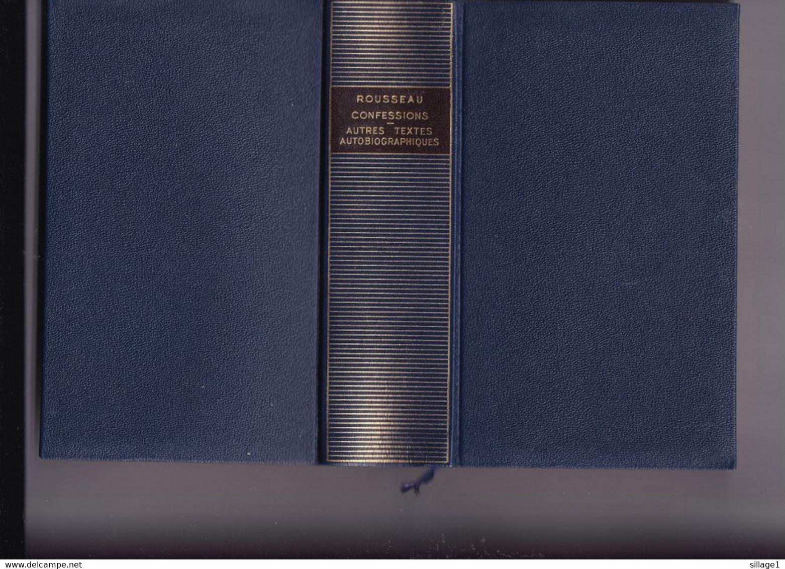 J.-J. Rousseau Oeuvres Complètes Tome 1 Les Confessions  La Bibliothèque De La Pléiade NRF 1969 BE Rare - La Pléiade
