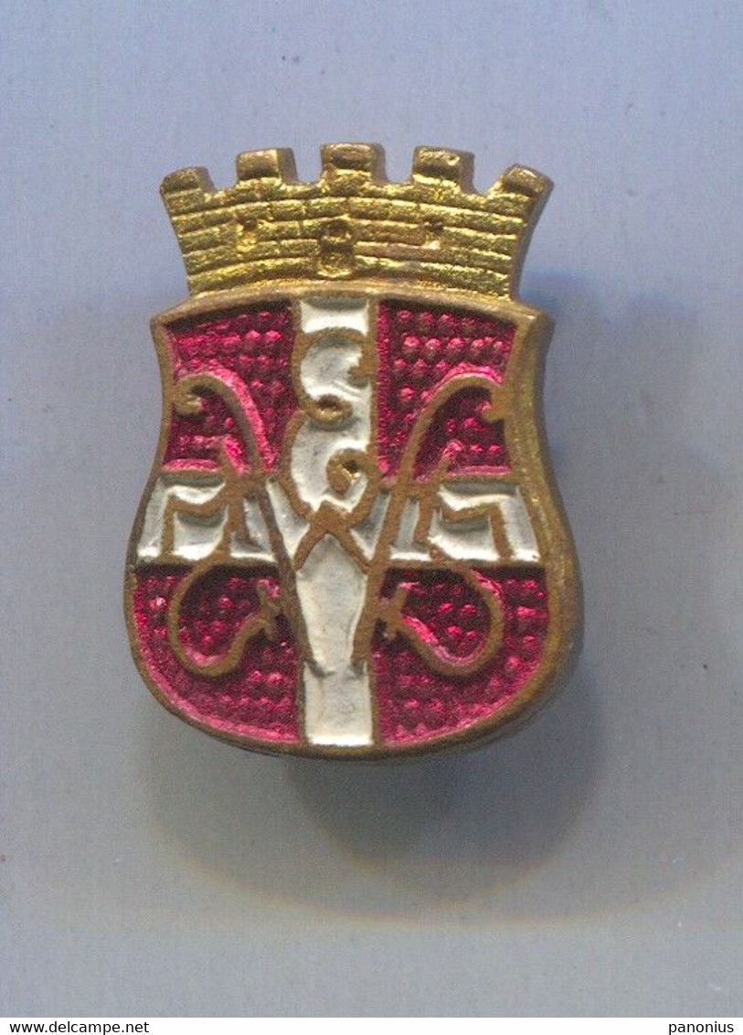 Figure Skating / Eiskunstlauf - Denmark Federation, Vintage Pin Badge Abzeichen - Eiskunstlauf