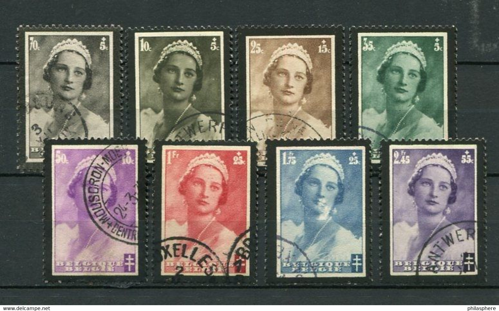 Belgien Nr.407/14         O  Used         (1379) - Used Stamps