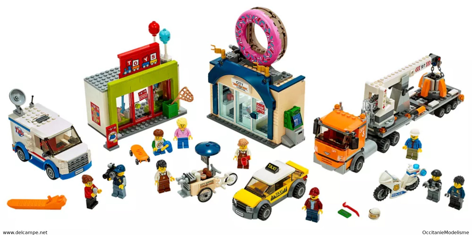 Lego City - L'OUVERTURE DU MAGASIN DE DONUTS Donut Shop Opening Réf. 60233 NBO Neuf - Non Classés