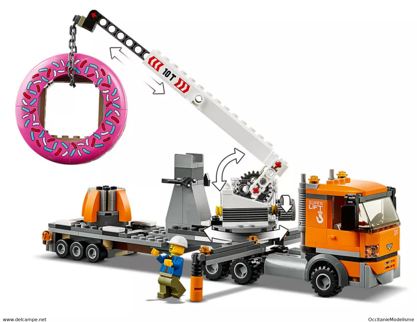 Lego City - L'OUVERTURE DU MAGASIN DE DONUTS Donut Shop Opening Réf. 60233 NBO Neuf - Non Classés