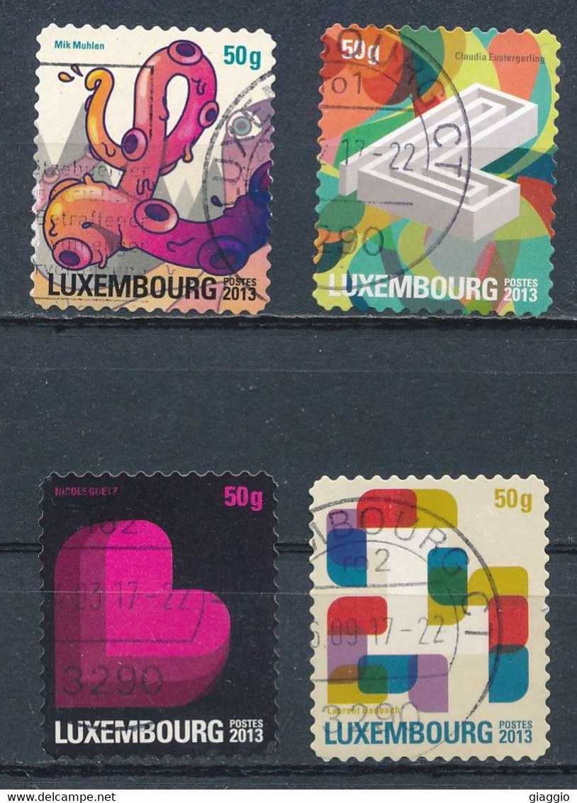°°° LUXEMBOURG - Y&T N°1918/21 - 2013 °°° - Usati