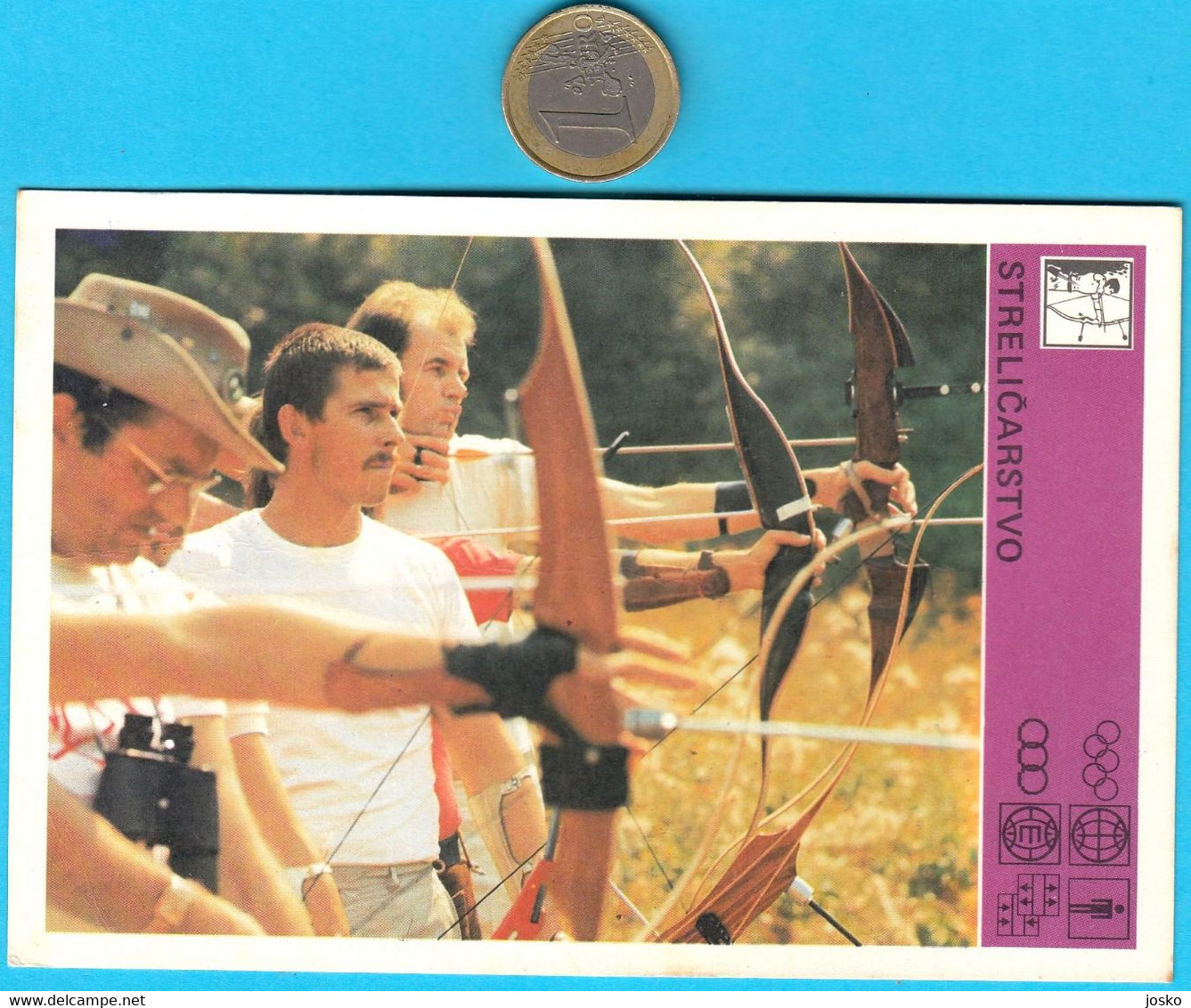 ARCHERY (Strelicarstvo) Yugoslavia Old Card Svijet Sporta 1980 * Tir à L'arc Bogenschießen Tiro Con L'arco Tiro Al Arco - Archery