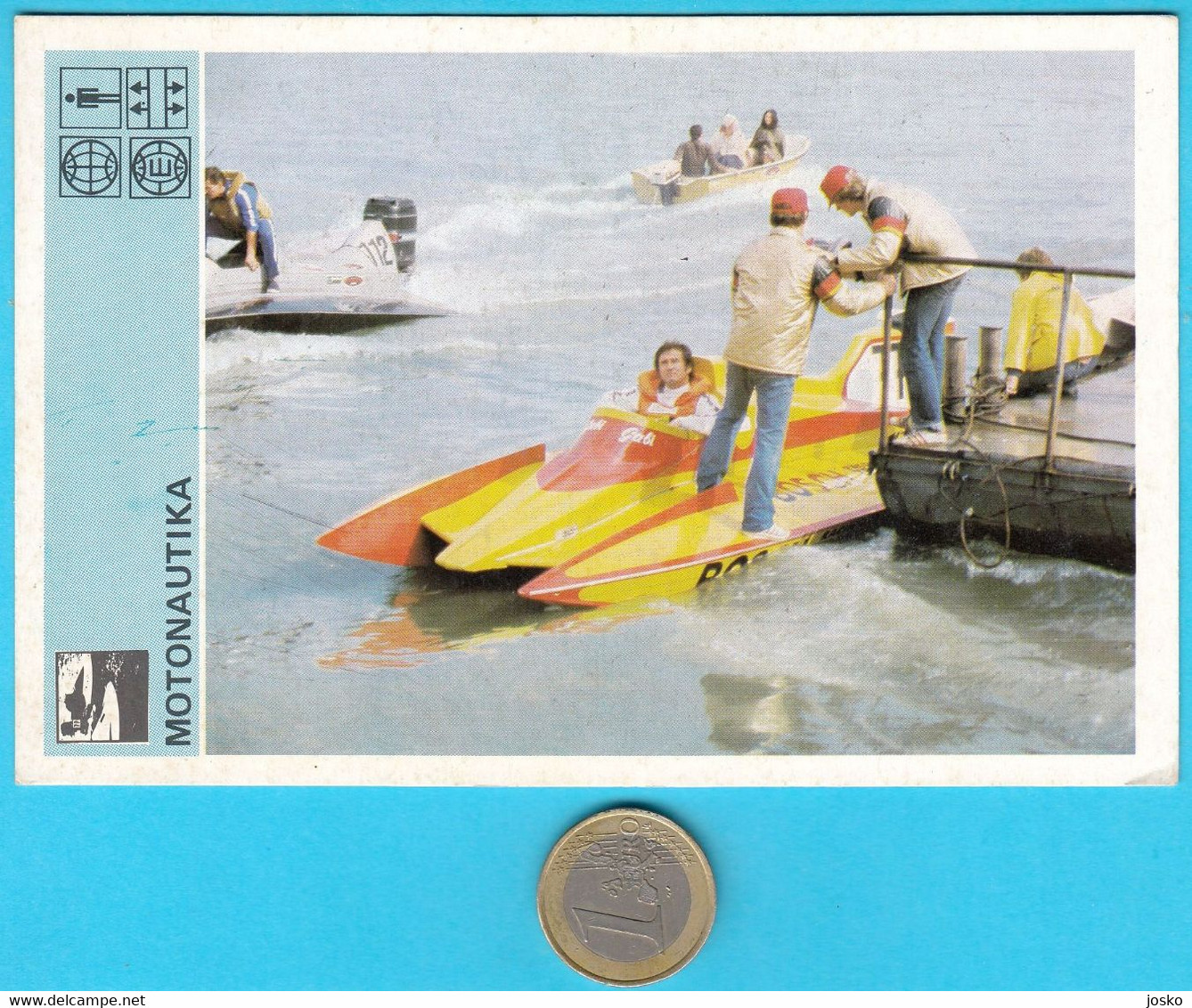 MOTONAUTICS (Motonautika) - Yugoslavia Old Card Svijet Sporta 1980 * Motonautique Motonautik Motonautica - Boogschieten