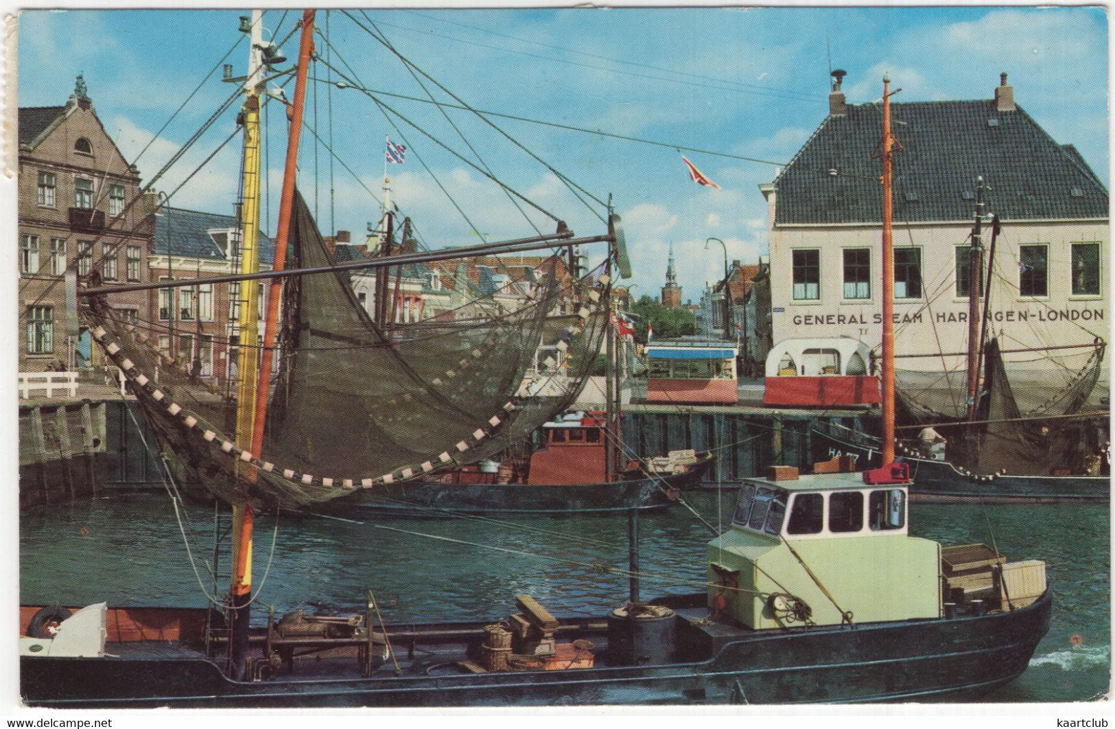 Mooi Friesland - Harlingen - (Nederland/Holland) - 1961 - 'General Steam Harlingen - London' - Harlingen