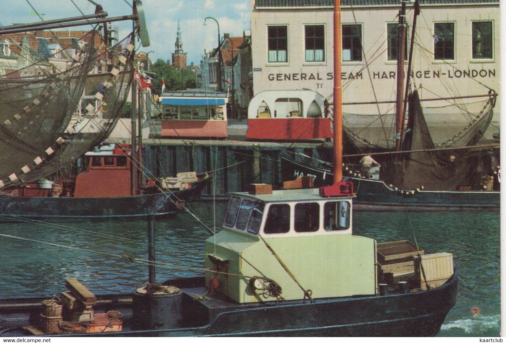 Mooi Friesland - Harlingen - (Nederland/Holland) - 1961 - 'General Steam Harlingen - London' - Harlingen