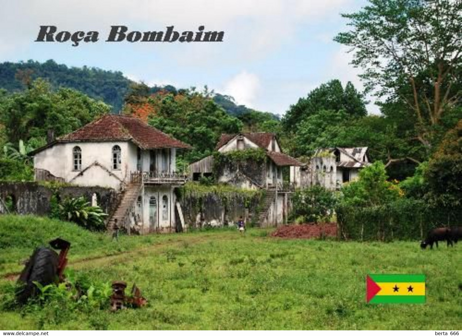 Sao Tome And Principe Islands Roça Bombaim New Postcard - Sao Tome And Principe