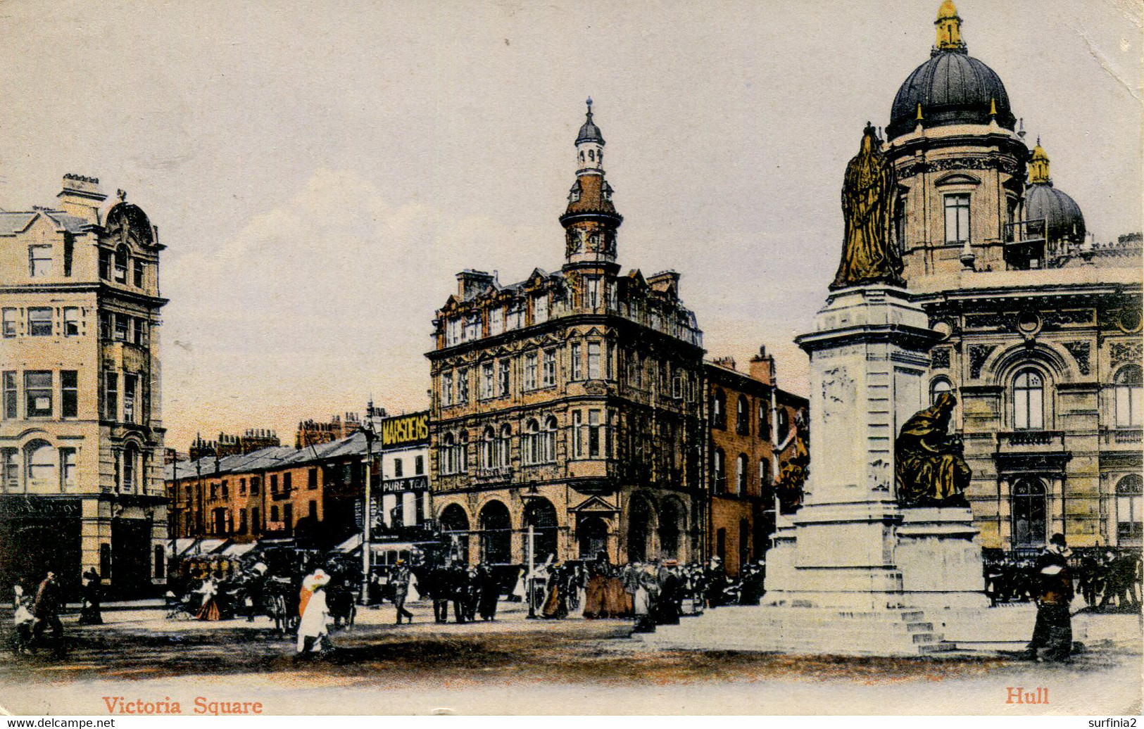 EAST YORKS - HULL - VICTORIA SQUARE 1906 Ye454 - Hull