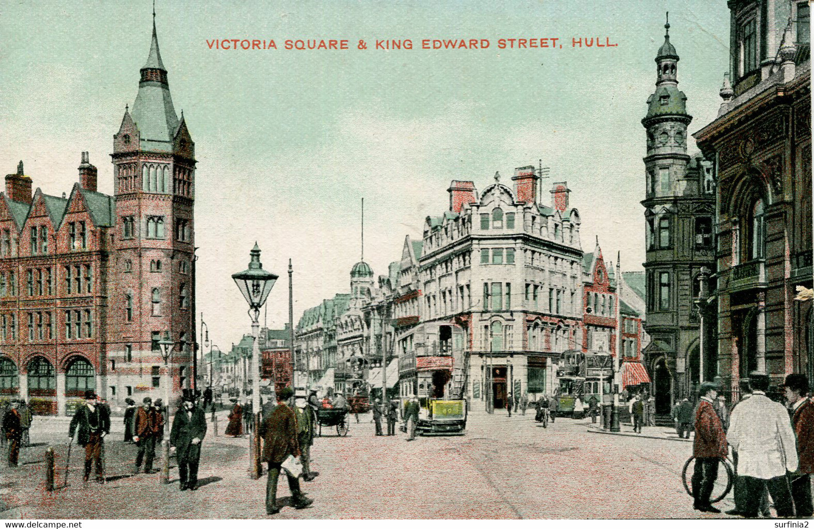 EAST YORKS - HULL - VICTORIA SQUARE AND KING EDWARD STREET Ye456 - Hull