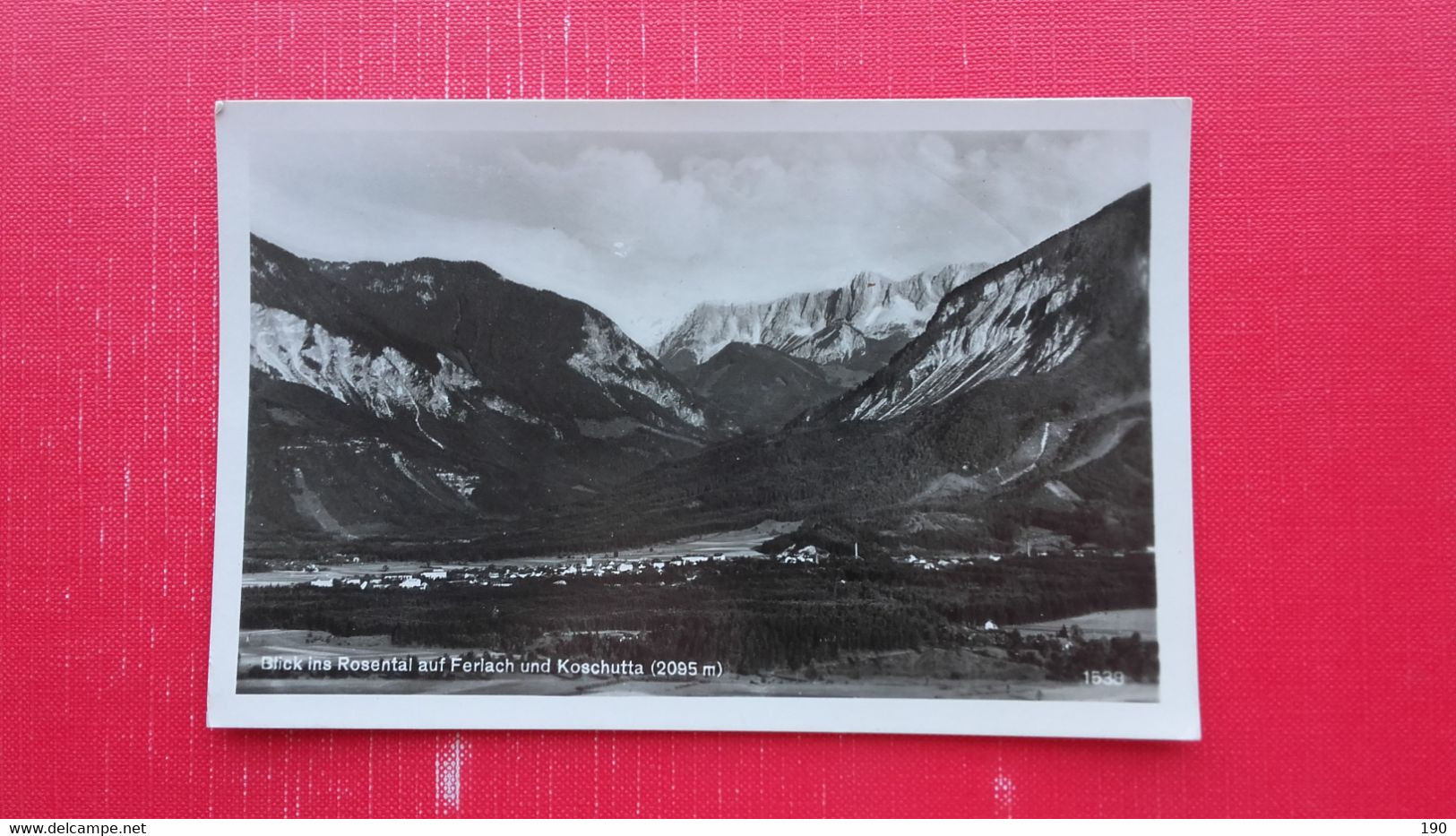 Blick Ins Rosental Auf Ferlach Und Koschutta - Ferlach