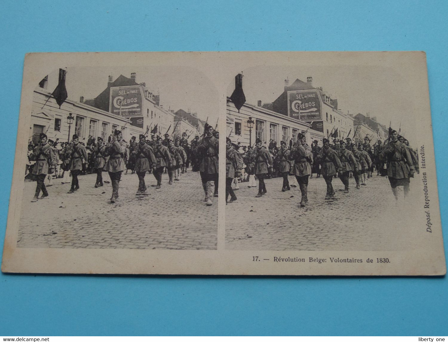 Révolution Belge, Volontaires De 1830 ( Photo Stéréo > N° 17 ) Anno 19?? ( Zie / Voir Photo ) La Belgique / België ! - Stereo-Photographie