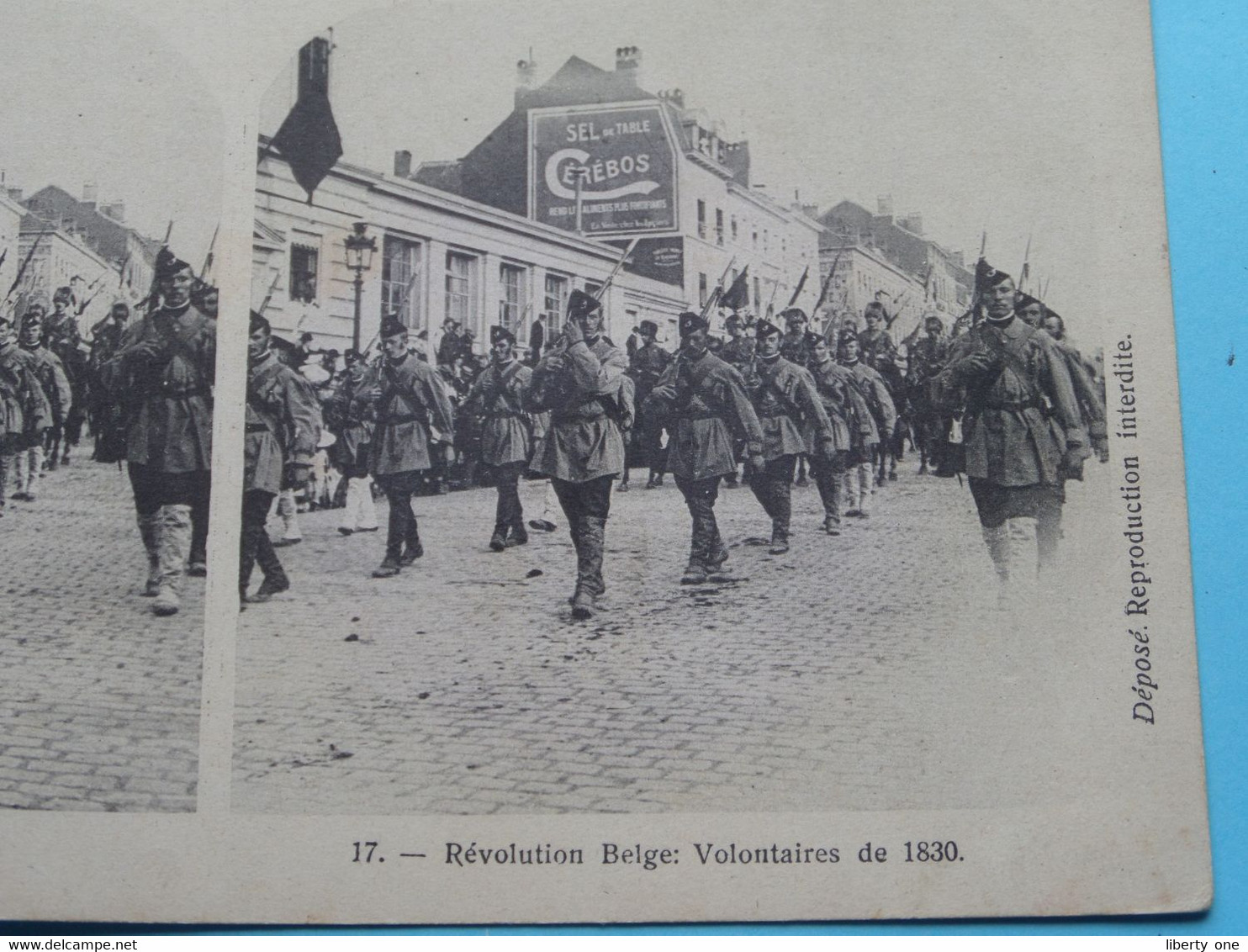 Révolution Belge, Volontaires De 1830 ( Photo Stéréo > N° 17 ) Anno 19?? ( Zie / Voir Photo ) La Belgique / België ! - Stereo-Photographie