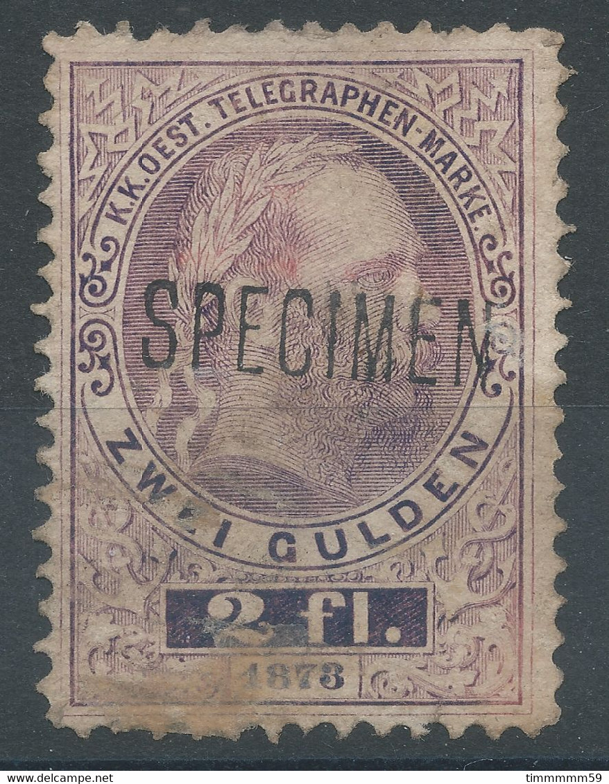 Lot N°68571   N°?? 2FL Neuf Sans Gomme, SURCHARGE SPECIMEN ????, Dent 12 1/4 - Telegraphenmarken