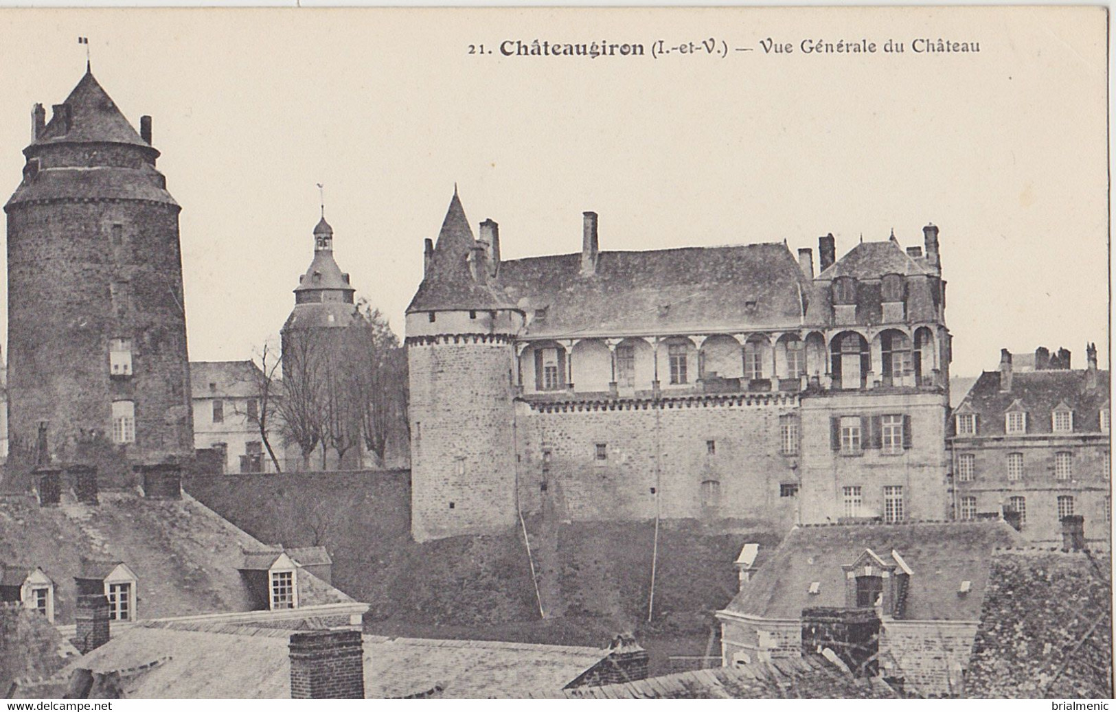 CHATEAUGIRON  Vue Générale Du Château - Châteaugiron