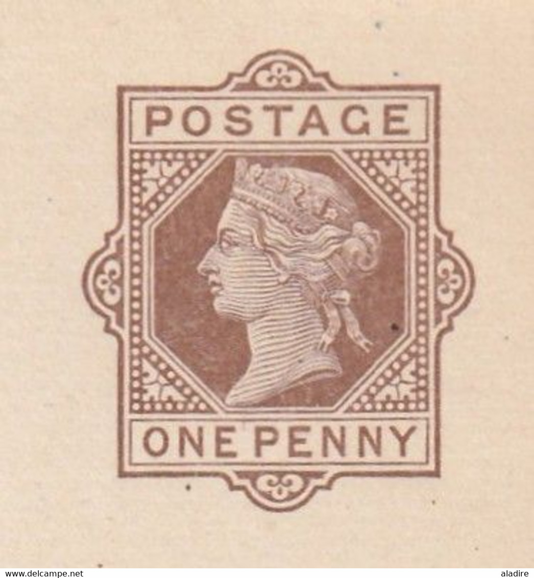 Circa 1889 - QV - Unused UPU GB And Ireland One Penny Post Card With Paid Answer - Stamped Stationery, Airletters & Aerogrammes