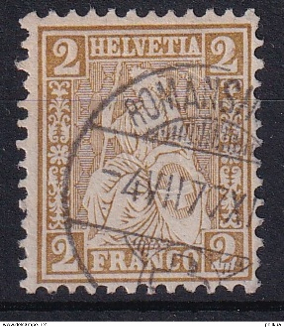 Zumstein 37 / Mi. 29 Sitzende Helvetia Sauber Gestempelt - Used Stamps