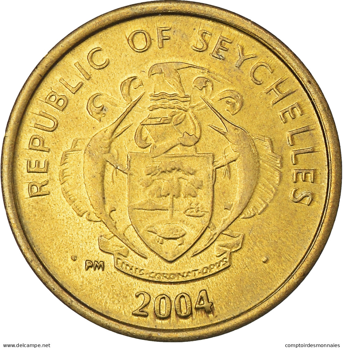 Monnaie, Seychelles, Cent, 2004, British Royal Mint, SUP+, Laiton, KM:46.2 - Seychellen