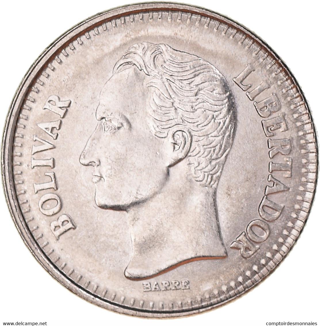 Monnaie, Venezuela, 25 Centimos, 1990, SPL+, Nickel Clad Steel, KM:50a - Venezuela