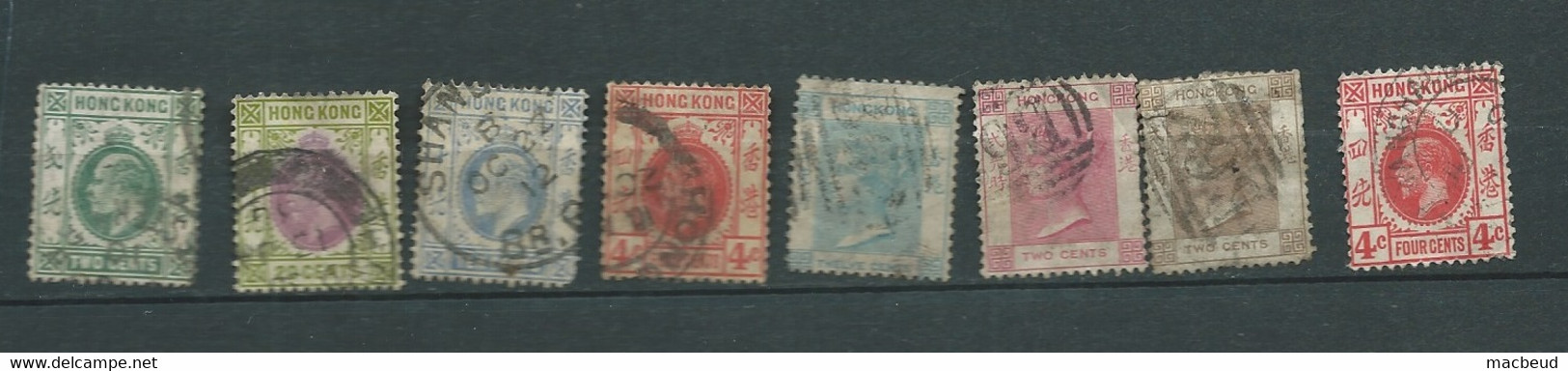 Hong Kong  - Lot De 8 Timbres Oblitérés - Bip13602 - Verzamelingen & Reeksen