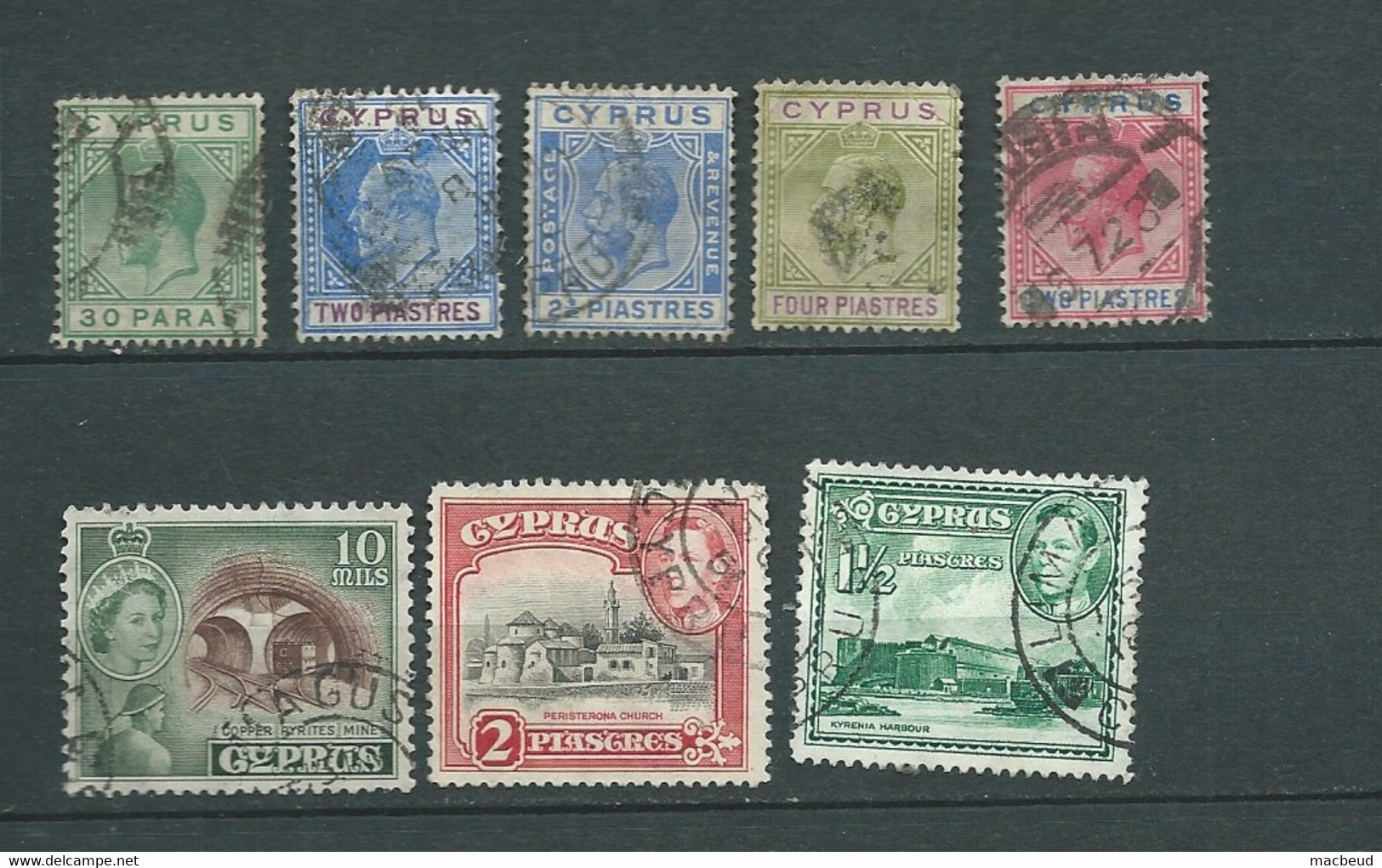 Chypre   - Lot De 8 Timbres Oblitérés - Bip13605 - Cyprus (...-1960)