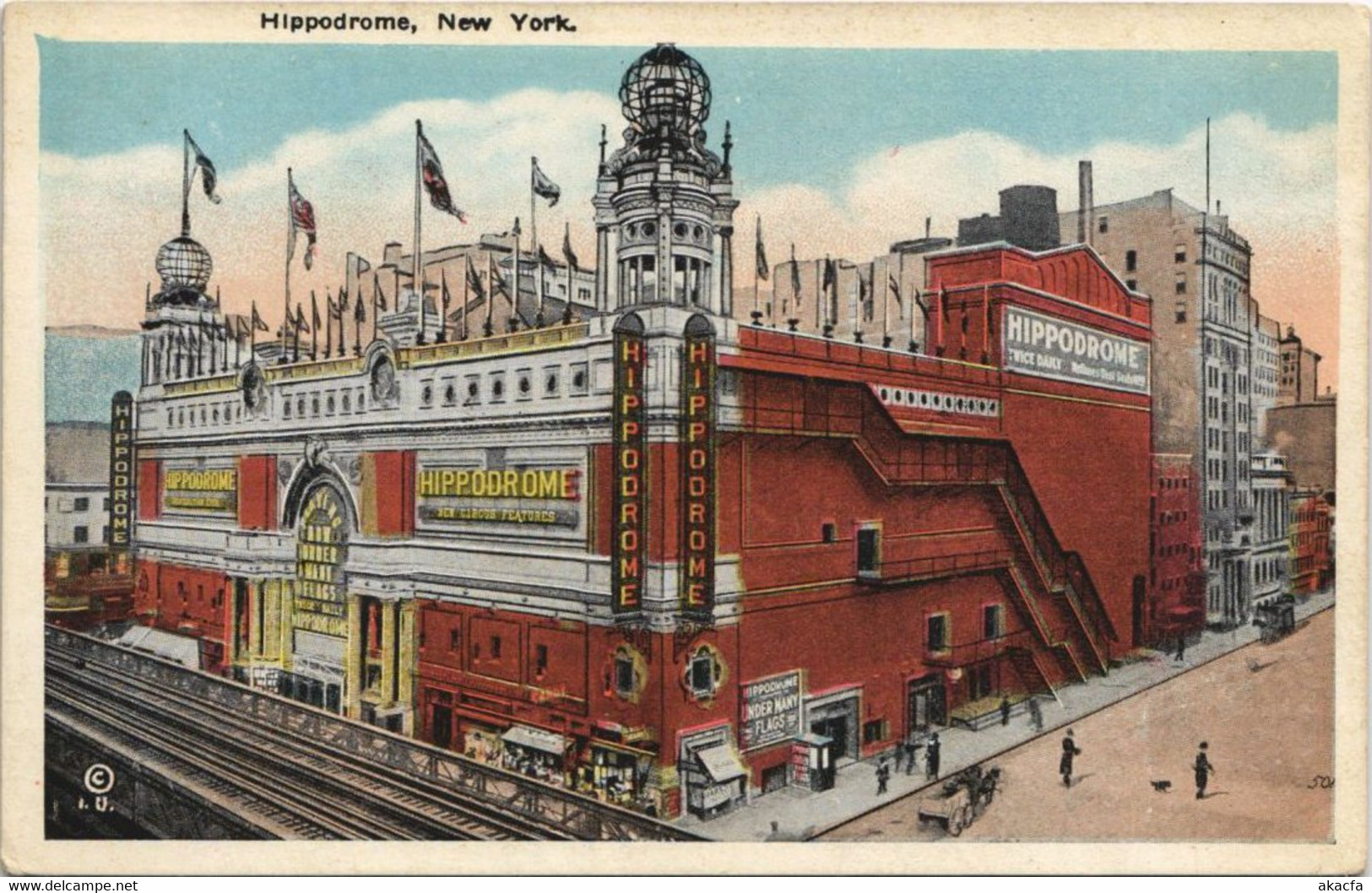 CPA AK NYC NEW YORK N.Y. Hippodrome USA (990619) - Autres & Non Classés