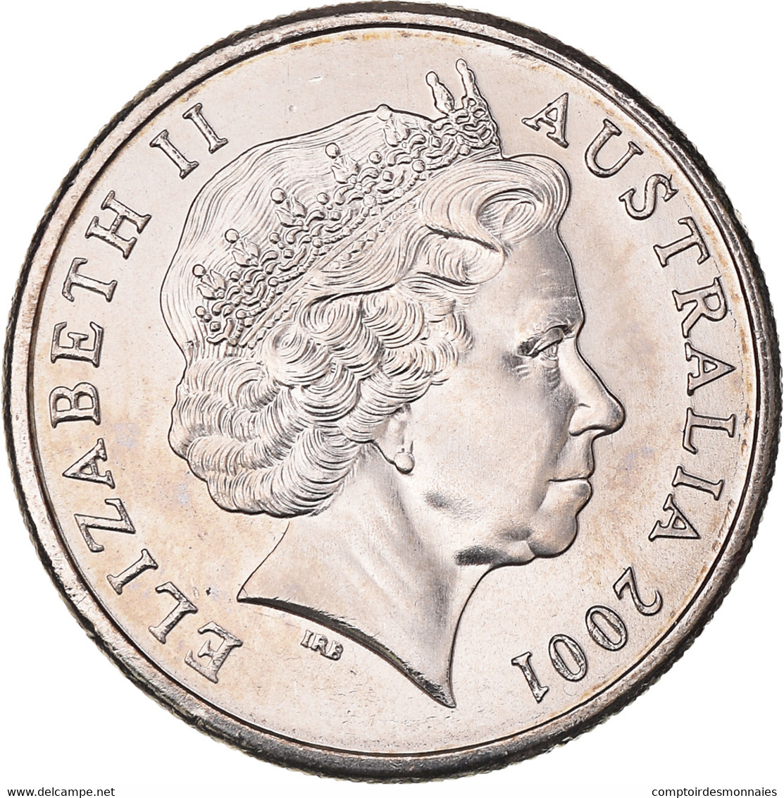 Monnaie, Australie, Elizabeth II, 5 Cents, 2001, SPL, Cupro-nickel, KM:401 - 5 Cents