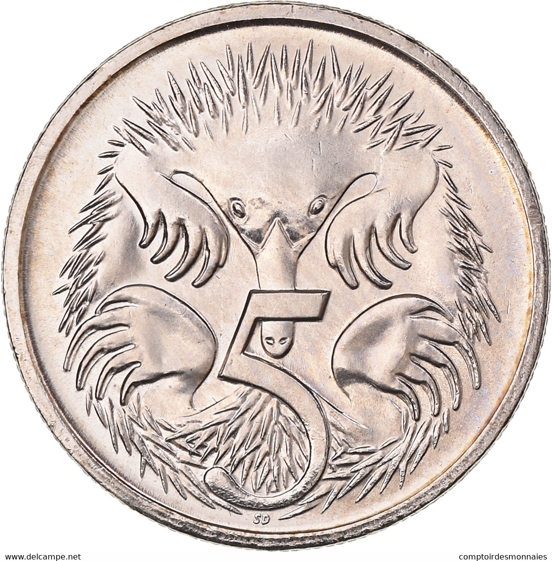 Monnaie, Australie, Elizabeth II, 5 Cents, 2001, SPL, Cupro-nickel, KM:401 - 5 Cents