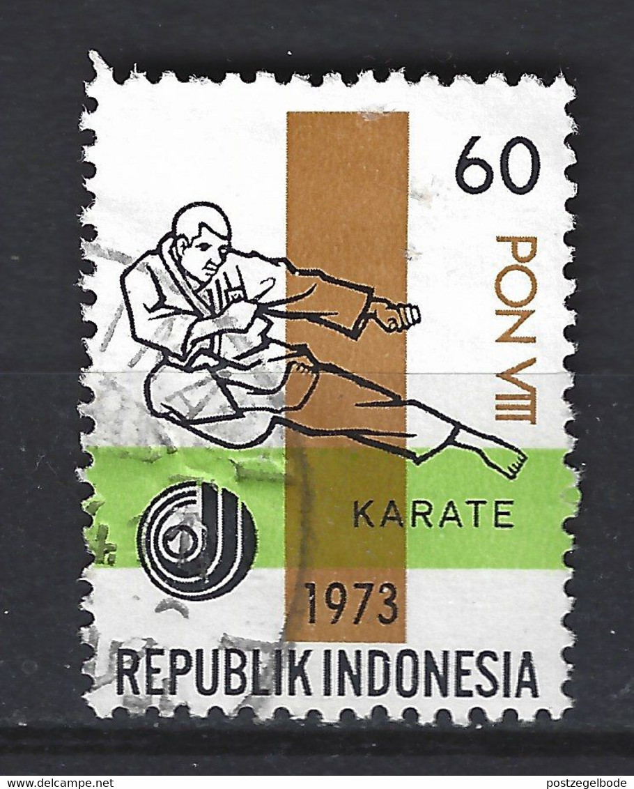 Indonesia Indonesie 745 Used; Karate 1973 NOW MANY STAMPS INDONESIA VERY CHEAP - Sin Clasificación