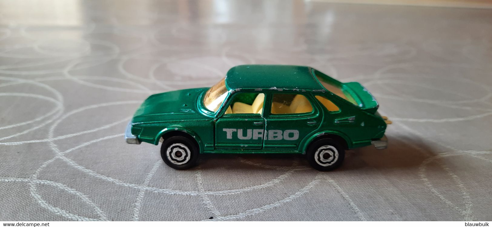 MAJORETTE #284 GREEN SAAB TURBO 900 SEDAN - Majorette