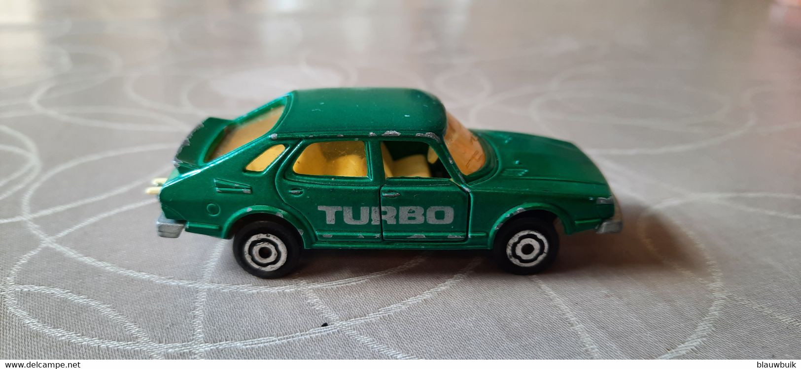 MAJORETTE #284 GREEN SAAB TURBO 900 SEDAN - Majorette