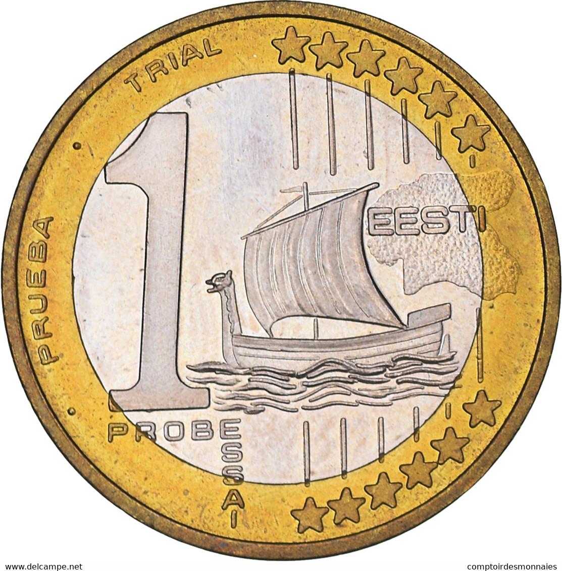 Estonie, Euro, 2004, Unofficial Private Coin, SUP, Bimétallique - Estonia