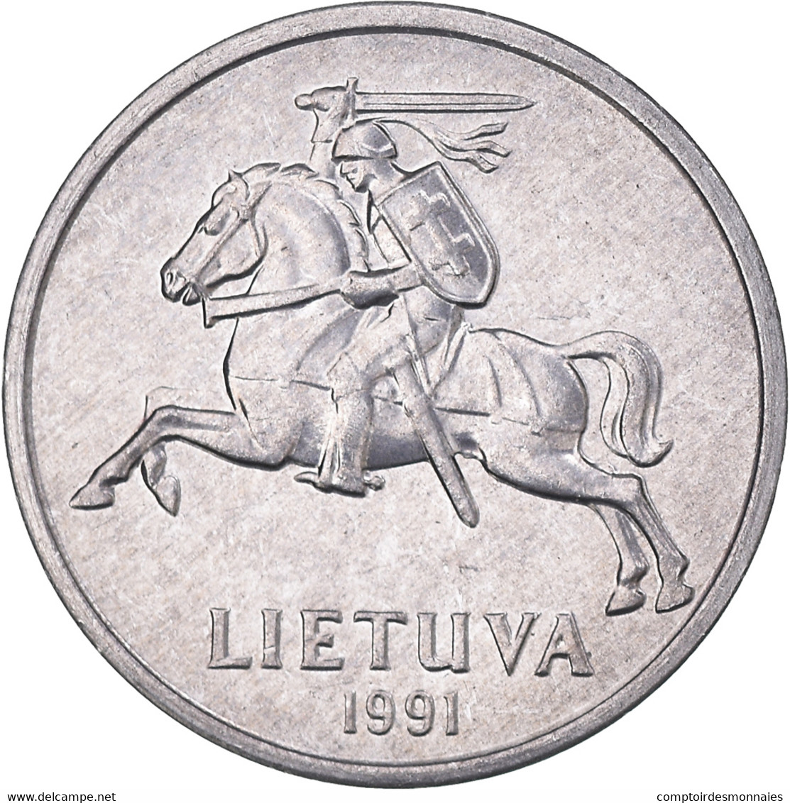 Monnaie, Lituanie, Centas, 1991, SUP+, Aluminium, KM:85 - Litouwen