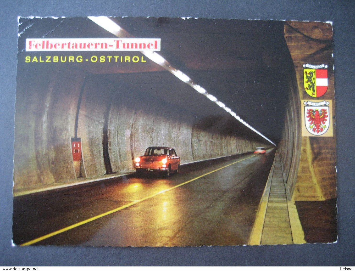 Österreich- Ansichtskarte Salzburg Felbertauern-Tunnel, Verlag: Hühne - Mittersill