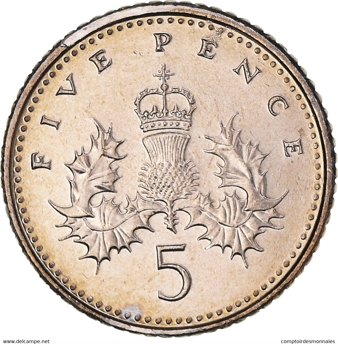 Monnaie, Grande-Bretagne, Elizabeth II, 5 Pence, 1998, SPL, Cupro-nickel, KM:988 - 5 Pence & 5 New Pence
