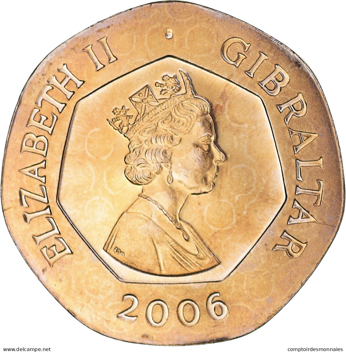 Monnaie, Gibraltar, Elizabeth II, 20 Pence, 2006, Pobjoy Mint, SPL+ - Gibraltar