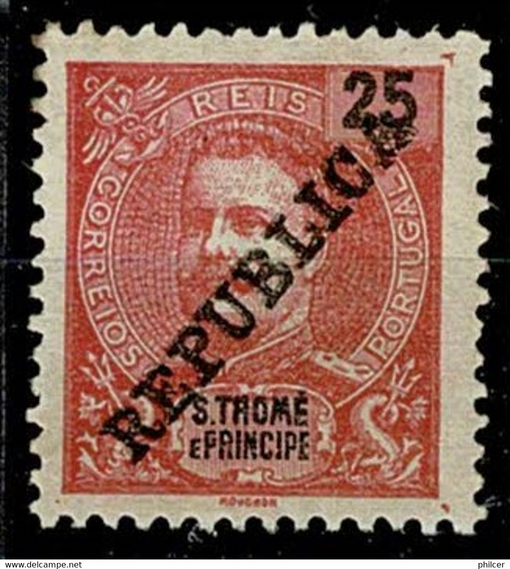 S. Tomé, 1913, # 132 Dent. 11 3/4, MNG - St. Thomas & Prince