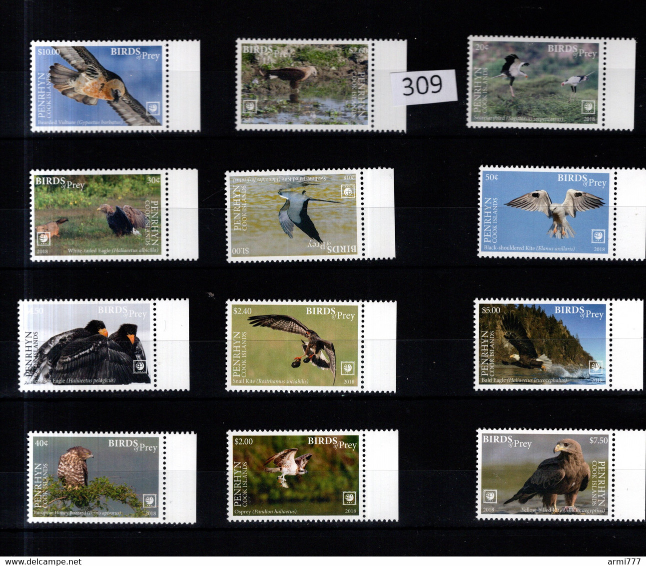 PENRHYN MNH 2018 ANIMALS BIRDS - Other & Unclassified