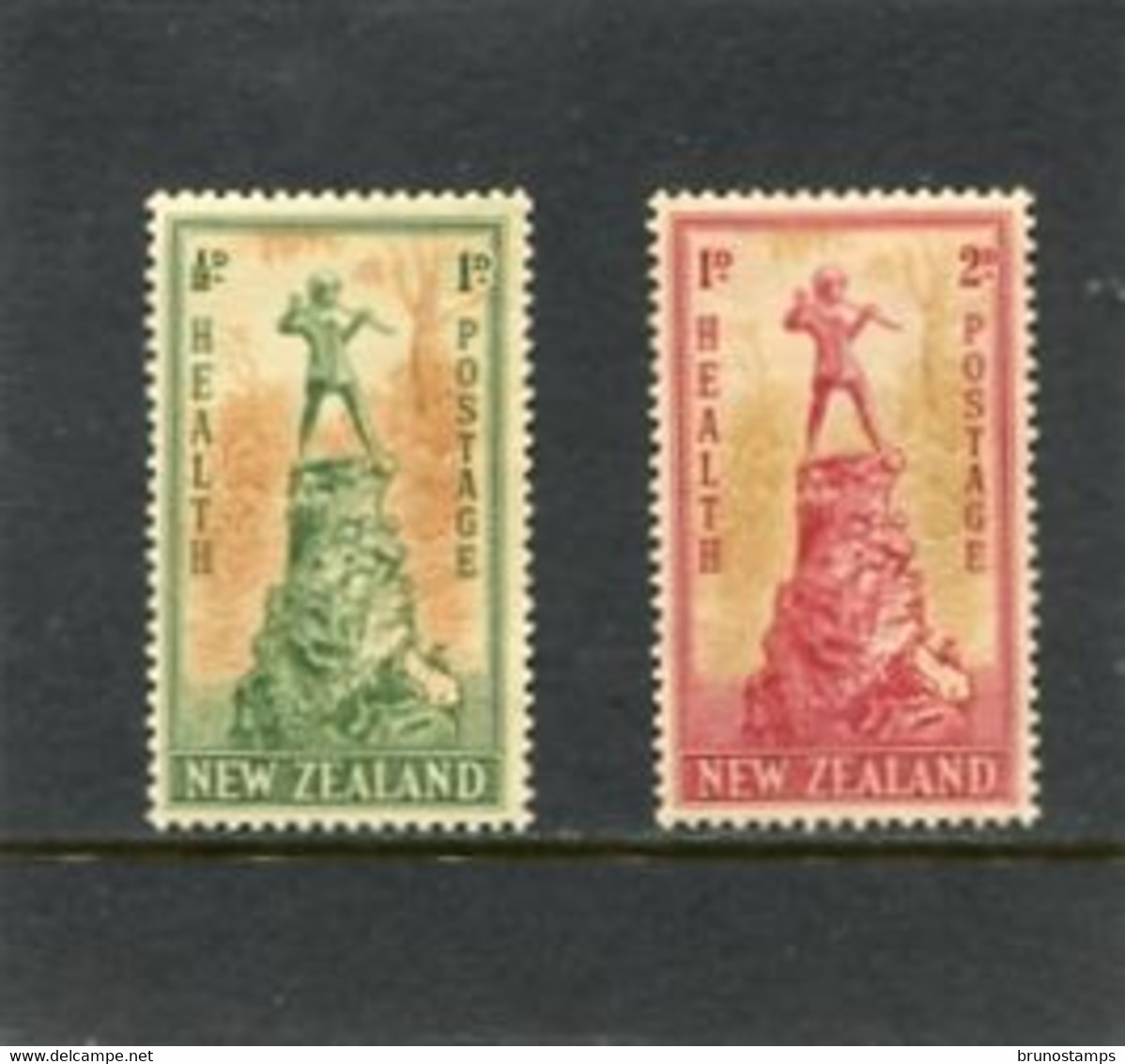 NEW ZEALAND - 1945  HEALTH STAMPS  SET  MINT NH - Unused Stamps