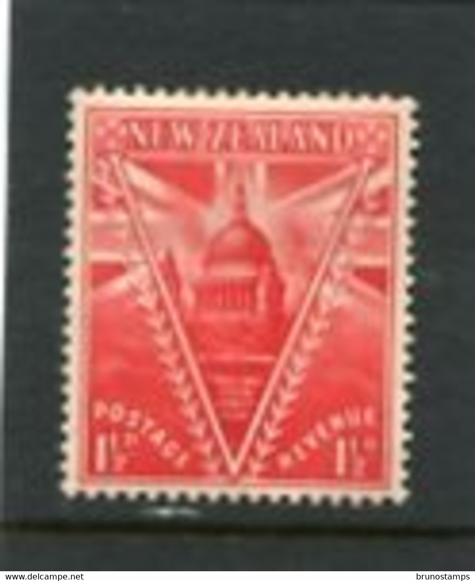 NEW ZEALAND - 1946  1d PEACE  MINT - Neufs