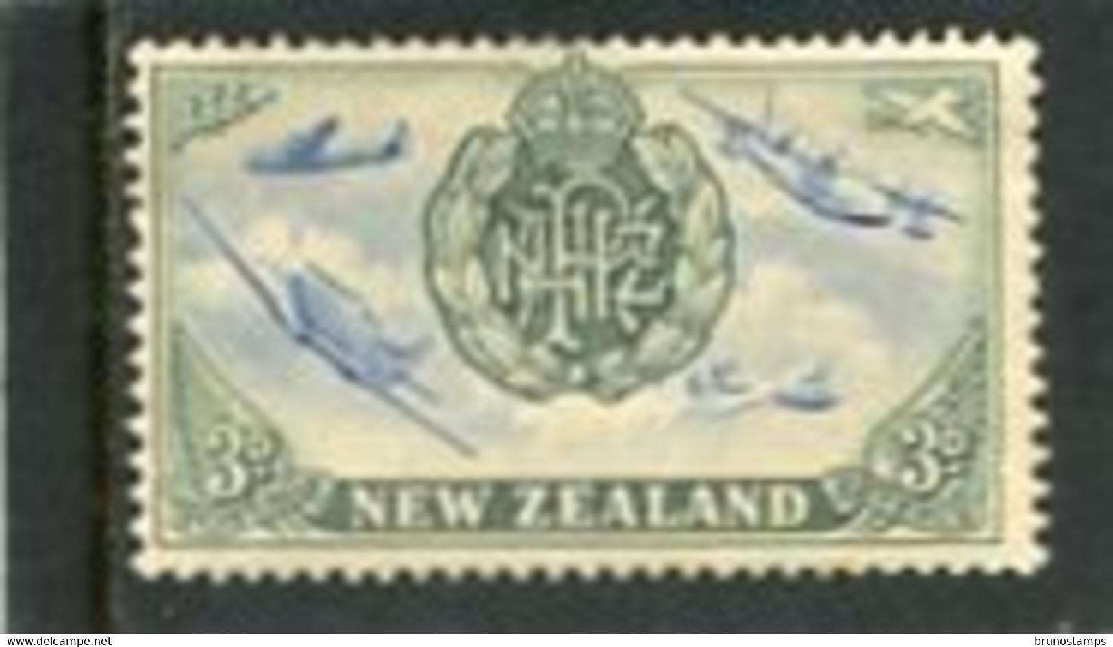 NEW ZEALAND - 1946  3d PEACE  MINT - Unused Stamps