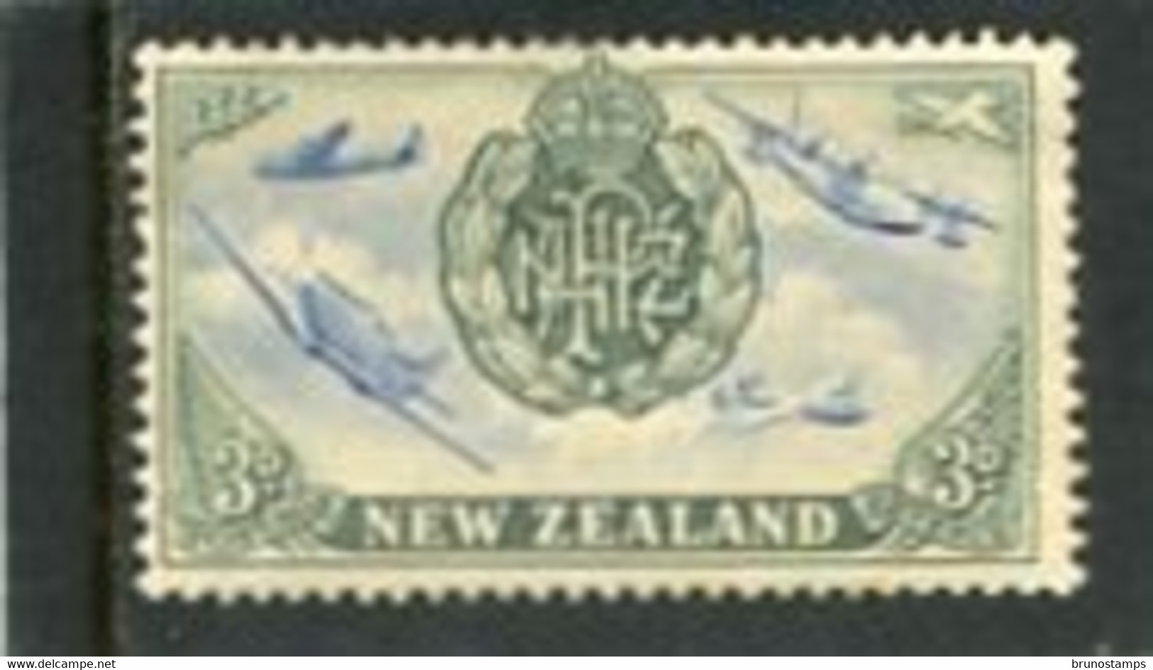 NEW ZEALAND - 1946  3d PEACE  MINT - Neufs