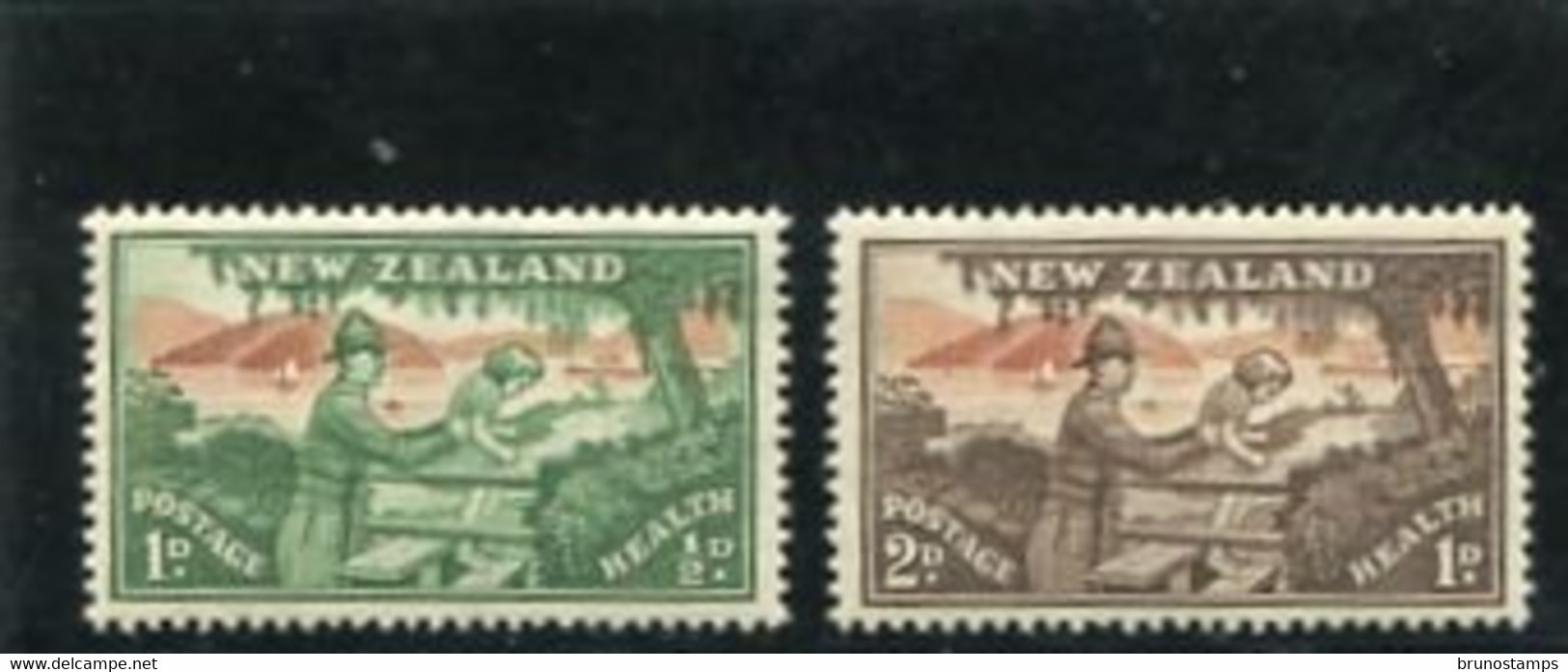 NEW ZEALAND - 1946  HEALTH STAMPS SET  MINT NH - Unused Stamps