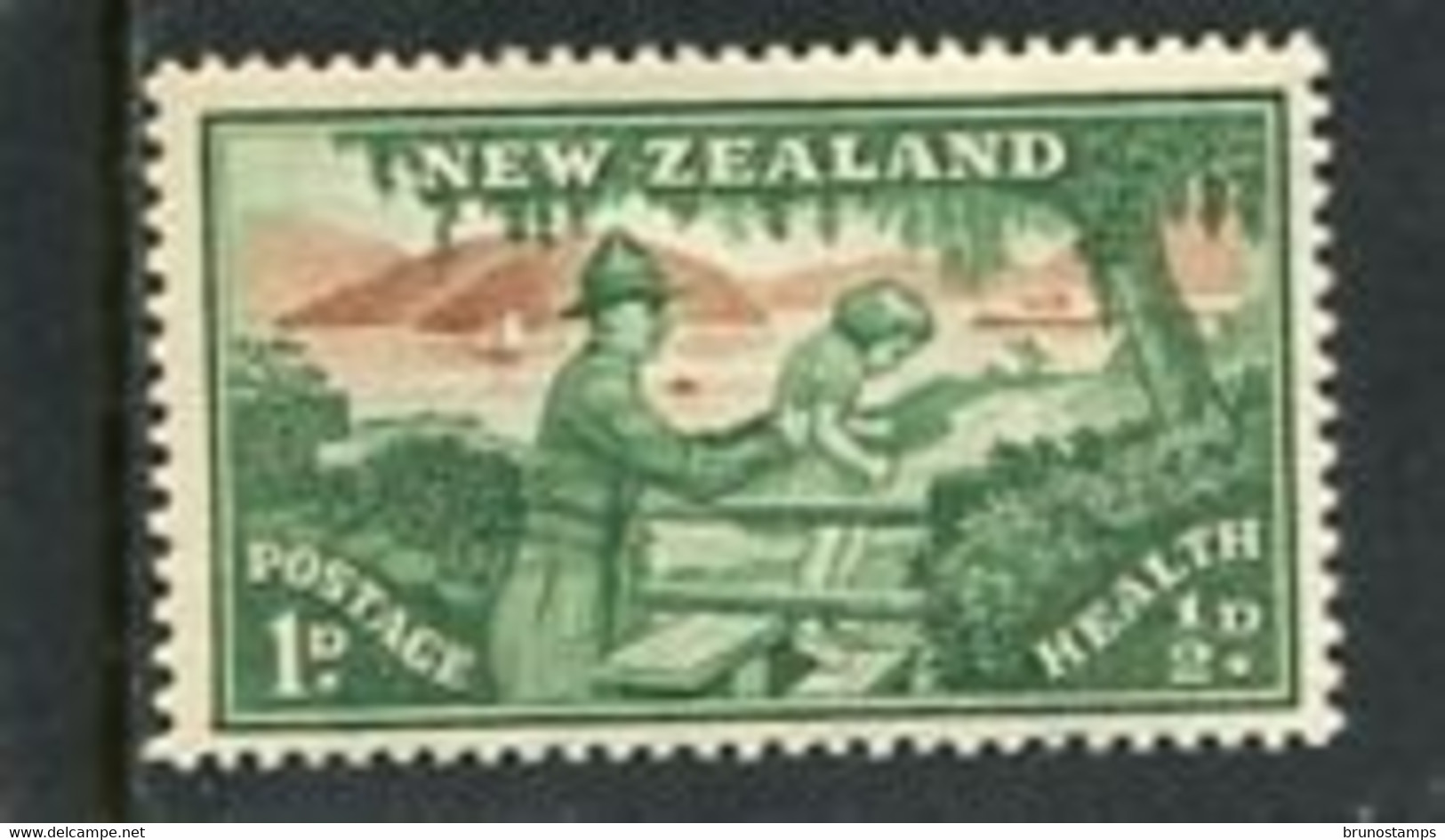 NEW ZEALAND - 1946  1d+1/2d  HEALTH STAMPS  MINT NH - Ungebraucht