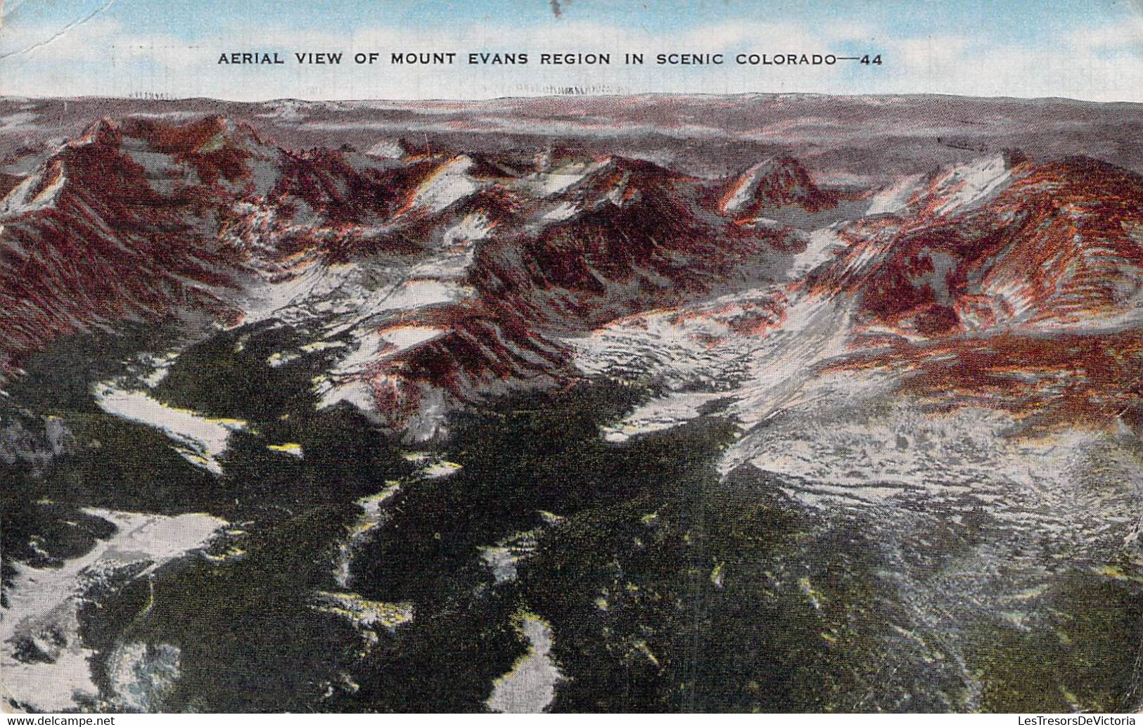 CPA - USA - Aerial View Of Mount Evans Region In Scenic Colorado - Colorisée - Autres & Non Classés