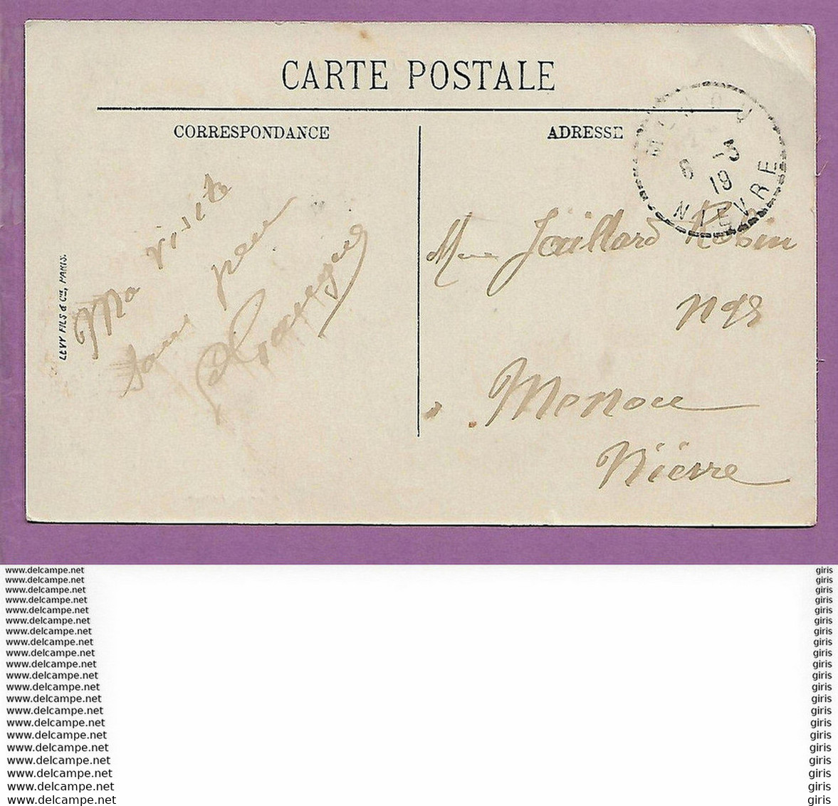 45- MONTARGIS -La Grande Ecluse 1919 - Montargis