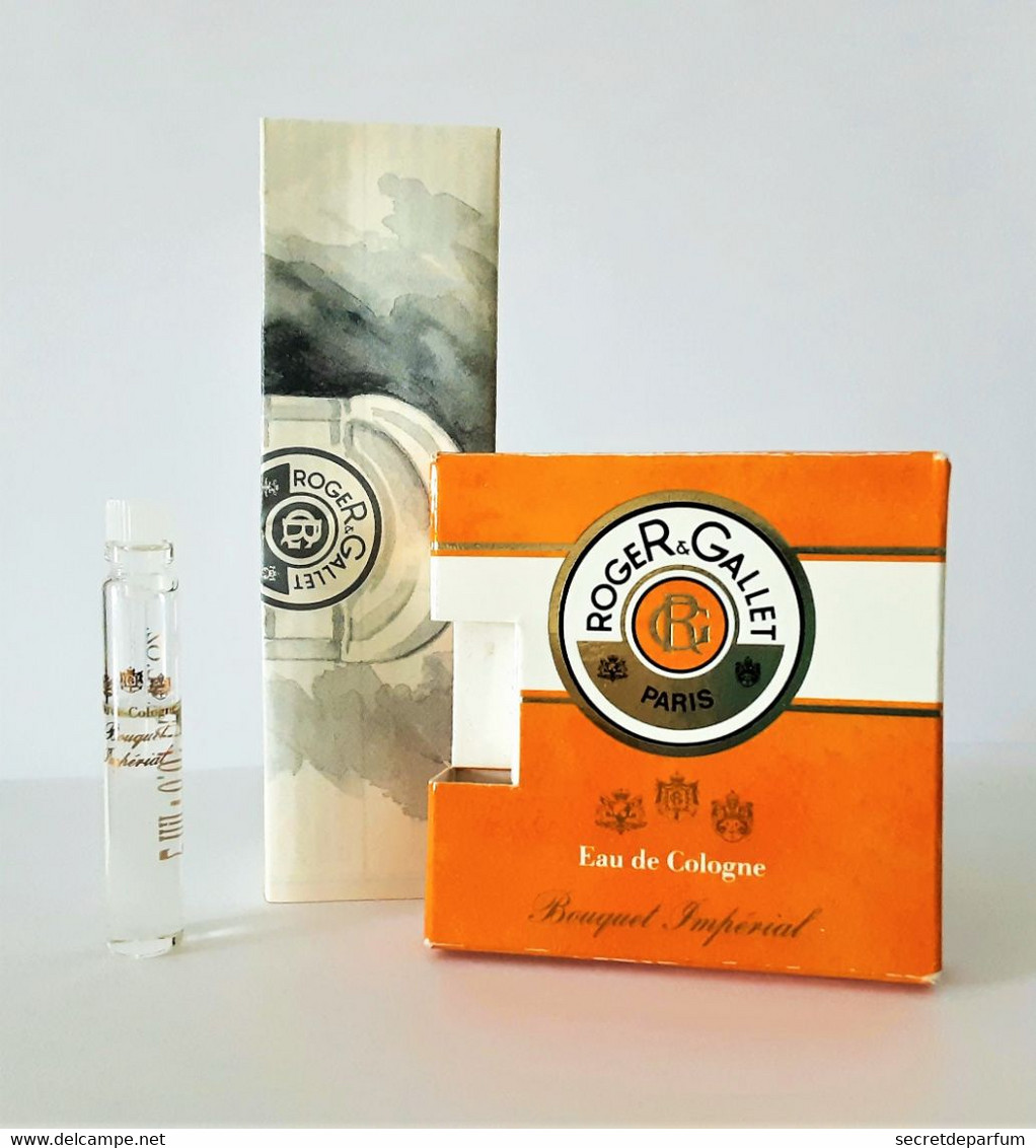 échantillons De Parfum  Tubes ROGER & GALLET  BOUQUET IMPERIAL  EDC  2 Ml MOITIE PLEINE - Campioncini Di Profumo (testers)